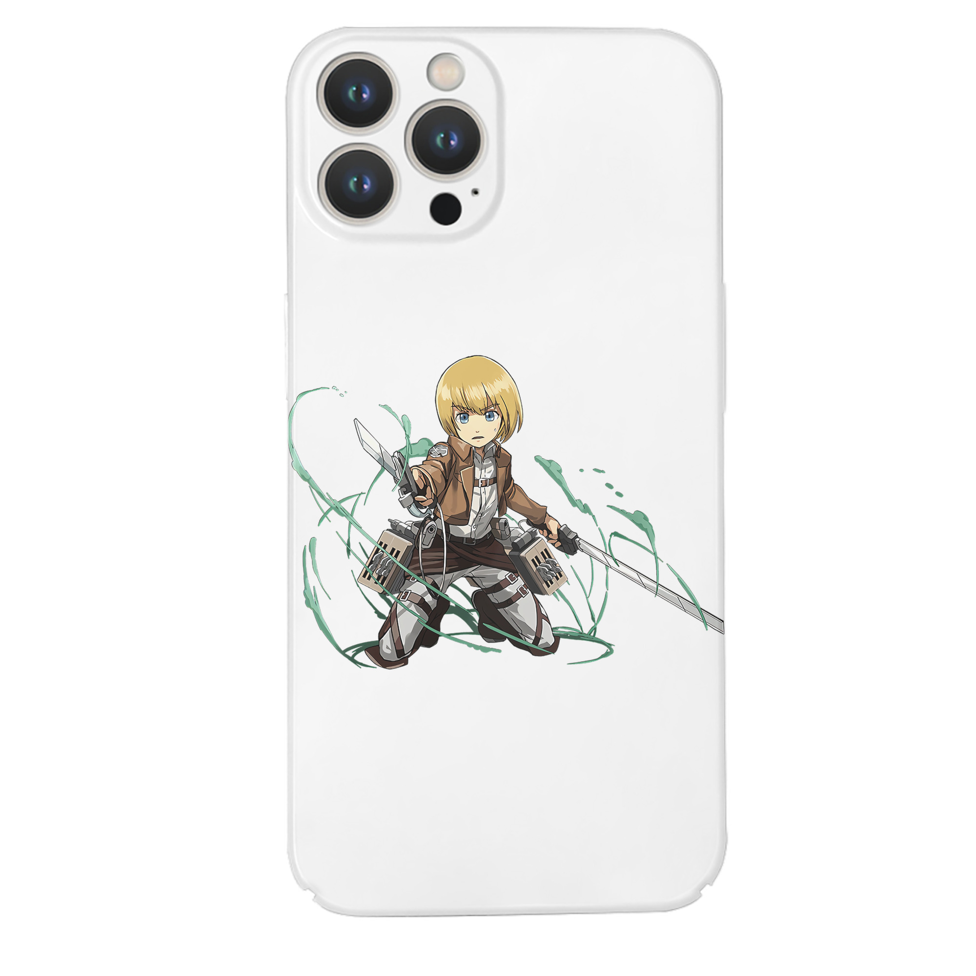 （画像用） 進撃の巨人 アルミン·アルレルト Attack on Titan Armin Arlert 【iPhone 14シリーズ対応】ハードケース